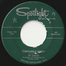 Load image into Gallery viewer, Loreleis - Certainly Baby / I'll Be There (7 inch Record / Used)