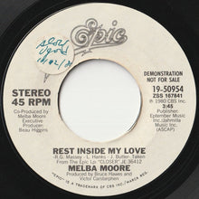 画像をギャラリービューアに読み込む, Melba Moore - Rest Inside My Love / Rest Inside My Love (7 inch Record / Used)
