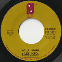 Load image into Gallery viewer, Billy Paul - Me And Mrs. Jones / Your Song (7 inch Record / Used)