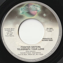 画像をギャラリービューアに読み込む, Pointer Sisters - Neutron Dance / Telegraph Your Love (7 inch Record / Used)