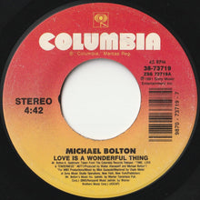 Load image into Gallery viewer, Michael Bolton - Love Is A Wonderful Thing / Soul Provider (7 inch Record / Used)