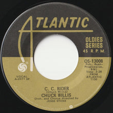画像をギャラリービューアに読み込む, Chuck Willis - C.C. Rider / Betty And Dupree (7 inch Record / Used)