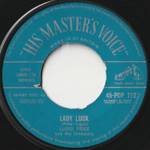 画像をギャラリービューアに読み込む, Lloyd Price And His Orchestra - Lady Luck / Never Let Me Go (7 inch Record / Used)