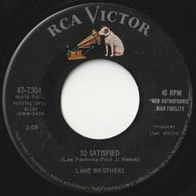画像をギャラリービューアに読み込む, Lane Brothers - Little Brother / So Satisfied (7 inch Record / Used)