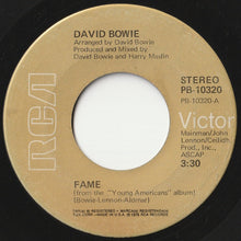 画像をギャラリービューアに読み込む, David Bowie - Fame / Right (7 inch Record / Used)