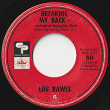 画像をギャラリービューアに読み込む, Lou Rawls / The Seekers - Breaking My Back / Island Of Dreams (7 inch Record / Used)