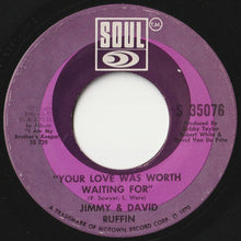 画像をギャラリービューアに読み込む, David & Jimmy Ruffin - Stand By Me / Your Love Was Worth Waiting For (7 inch Record / Used)