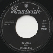 画像をギャラリービューアに読み込む, Brenda Lee - I'm Sorry / That's All You Gotta Do (7 inch Record / Used)