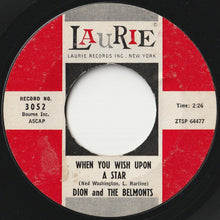画像をギャラリービューアに読み込む, Dion And The Belmonts - When You Wish Upon A Star / Wonderful Girl (7 inch Record / Used)