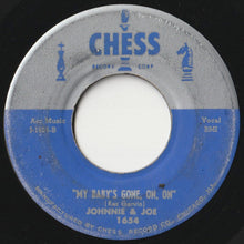 画像をギャラリービューアに読み込む, Johnnie & Joe - Over The Mountain; Across The Sea / My Baby's Gone, On, On (7 inch Record / Used)