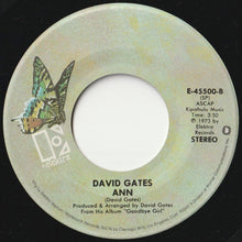Load image into Gallery viewer, David Gates - Took The Last Train / Ann (7 inch Record / Used)