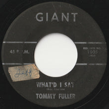 画像をギャラリービューアに読み込む, Tommy Fuller - What'd I Say / Soul Twist (7 inch Record / Used)