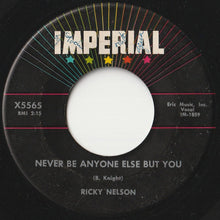 画像をギャラリービューアに読み込む, Ricky Nelson - It's Late / Never Be Anyone Else But You (7 inch Record / Used)