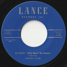 画像をギャラリービューアに読み込む, Shepherd Sisters - Alone (Why Must I Be Alone) / Congratulations To Someone (7 inch Record / Used)