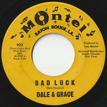 画像をギャラリービューアに読み込む, Dale & Grace - Stop And Think It Over / Bad Luck (7 inch Record / Used)