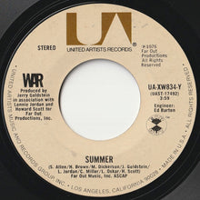 Load image into Gallery viewer, War - Summer / All Day Music (7 inch Record / Used)