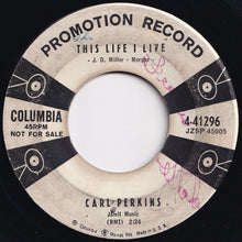 画像をギャラリービューアに読み込む, Carl Perkins - Y-O-U / This Life I Live (7 inch Record / Used)
