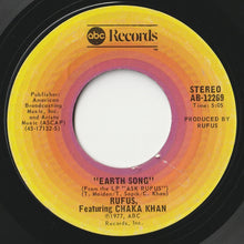 画像をギャラリービューアに読み込む, Rufus Featuring Chaka Khan - Hollywood / Earth Song (7 inch Record / Used)
