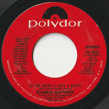 画像をギャラリービューアに読み込む, Gloria Gaynor - Let Me Know (I Have A Right) / One Number One (7 inch Record / Used)
