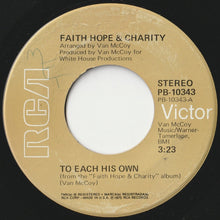 画像をギャラリービューアに読み込む, Faith Hope & Charity - To Each His Own / Find A Way (7 inch Record / Used)