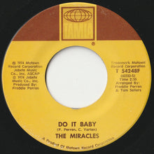 画像をギャラリービューアに読み込む, Miracles - Do It Baby / I Wanna Be With You (7 inch Record / Used)