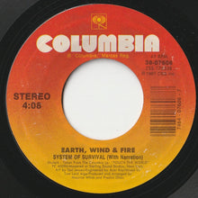 画像をギャラリービューアに読み込む, Earth, Wind & Fire - System Of Survival (With Narration) / Writing On The Wall (7 inch Record / Used)