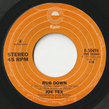 画像をギャラリービューアに読み込む, Joe Tex - Rub Down / Be Kind To Old People (7 inch Record / Used)