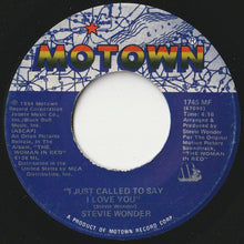 Load image into Gallery viewer, Stevie Wonder - I Just Called To Say I Love You / (Instrumental) (7 inch Record / Used)