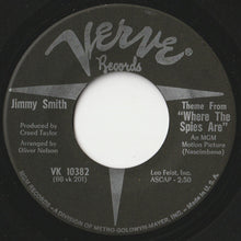 画像をギャラリービューアに読み込む, Jimmy Smith - Theme From "Where The Spies Are" / Slow Theme From "Where The Spies Are" (7 inch Record / Used)