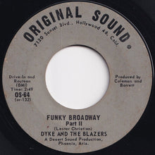 画像をギャラリービューアに読み込む, Dyke And The Blazers - Funky Broadway (Part 1) / (Part 2) (7 inch Record / Used)
