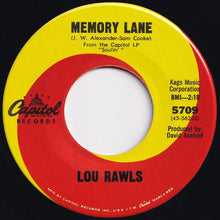 画像をギャラリービューアに読み込む, Lou Rawls - Love Is A Hurtin' Thing / Memory Lane (7 inch Record / Used)