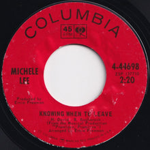 画像をギャラリービューアに読み込む, Michele Lee - Knowing When To Leave / The Look Of Love (7 inch Record / Used)