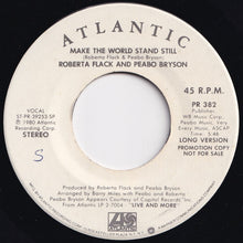 画像をギャラリービューアに読み込む, Roberta Flack, Peabo Bryson - Make The World Stand Still (Short Version) / (Long Version) (7 inch Record / Used)