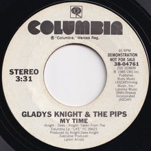 画像をギャラリービューアに読み込む, Gladys Knight And The Pips - My Time / (Instrumental) (7 inch Record / Used)