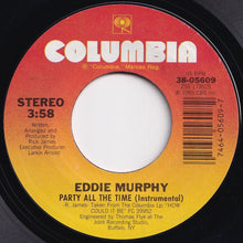 画像をギャラリービューアに読み込む, Eddie Murphy - Party All The Time / (Instrumental) (7 inch Record / Used)