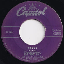 画像をギャラリービューアに読み込む, Nat "King" Cole - Walkin' My Baby Back Home / Funny (Not Much) (7 inch Record / Used)