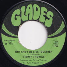 画像をギャラリービューアに読み込む, Timmy Thomas - Why Can't We Live Together / Funky Me (7 inch Record / Used)