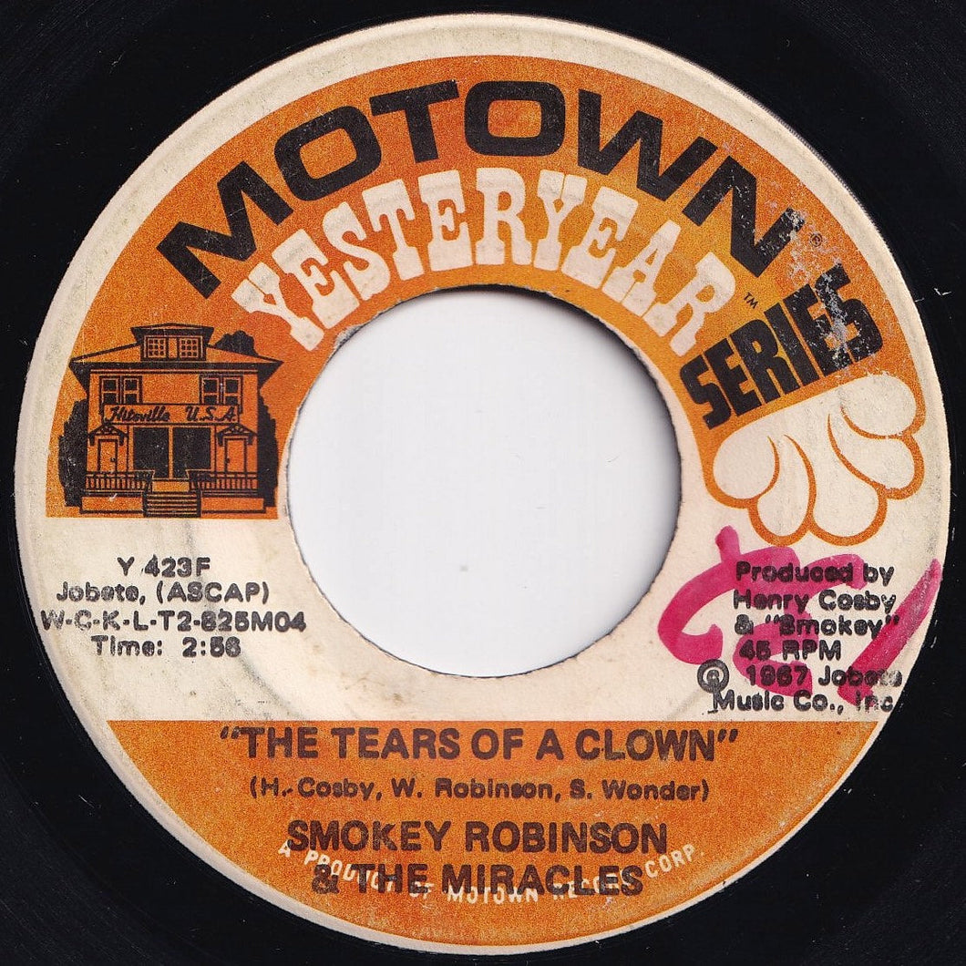 Smokey Robinson & The Miracles - The Tears Of A Clown / Who's Gonna Take The Blame (7 inch Record / Used)