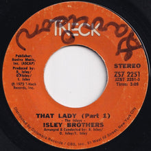 画像をギャラリービューアに読み込む, Isley Brothers - That Lady (Part 1) / (Part 2) (7 inch Record / Used)