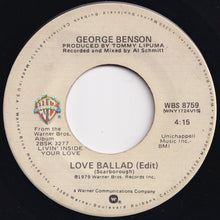 画像をギャラリービューアに読み込む, George Benson - Love Ballad / You're Never Too Far From Me (7 inch Record / Used)