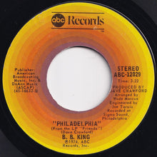 Load image into Gallery viewer, B.B. King - Philadelphia / Up At 5 A.M. (7 inch Record / Used)