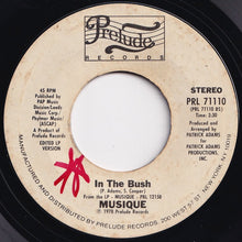 画像をギャラリービューアに読み込む, Musique - In The Bush (Remix Version) / (Edited LP Version) (7 inch Record / Used)