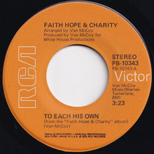 画像をギャラリービューアに読み込む, Faith Hope & Charity - To Each His Own / Find A Way (7 inch Record / Used)