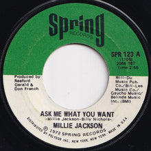 画像をギャラリービューアに読み込む, Millie Jackson - Ask Me What You Want / I Just Can't Stand It (7 inch Record / Used)