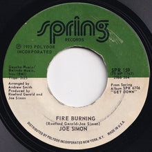 Load image into Gallery viewer, Joe Simon - Music In My Bones / Fire Burning (7 inch Record / Used)