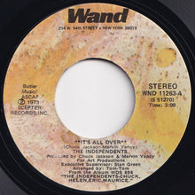 画像をギャラリービューアに読み込む, Independents - It's All Over / Sara Lee (7 inch Record / Used)