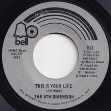 画像をギャラリービューアに読み込む, 5th Dimension - On The Beach (In The Summertime) / This Is Your Life (7 inch Record / Used)