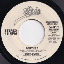 画像をギャラリービューアに読み込む, Jacksons - Torture / Torture (7 inch Record / Used)