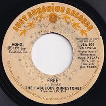 画像をギャラリービューアに読み込む, Fabulous Rhinestones - Free / Free (7 inch Record / Used)