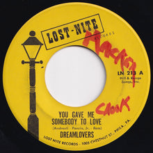 画像をギャラリービューアに読み込む, Dreamlovers - You Gave Me Somebody To Love / Doin' Things Together With You (7 inch Record / Used)